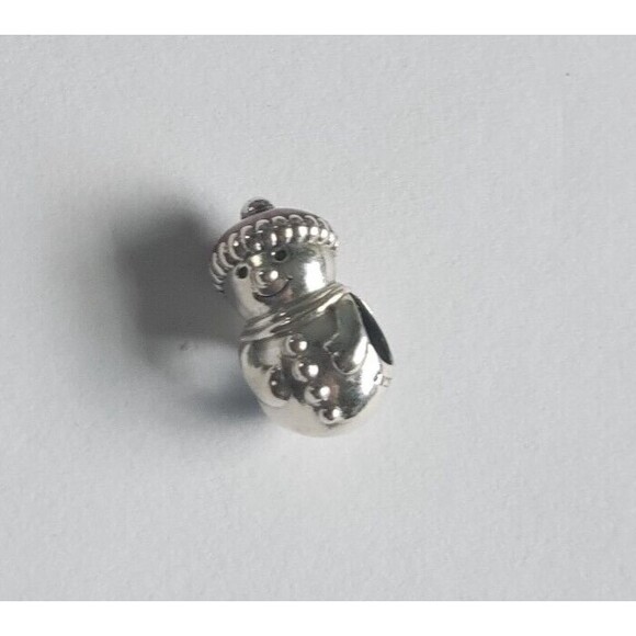 Pandora Snowman Red Enamel Christmas Hat 925 Sterling Silver Charm #798478C01 - Picture 2 of 12